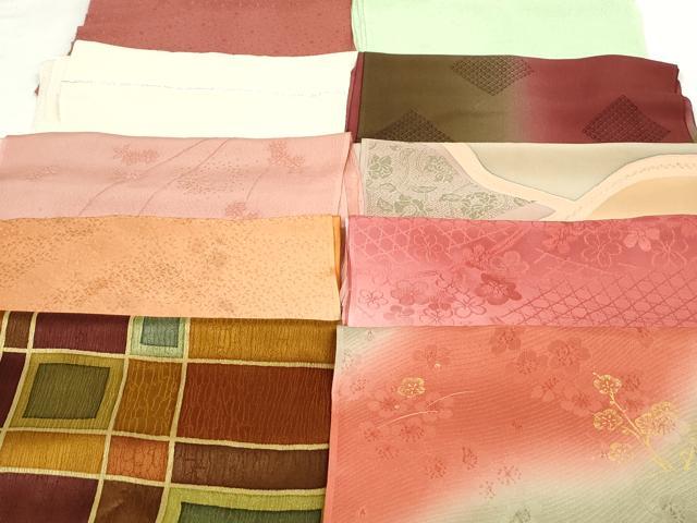 平和屋着物★和装小物　上質な帯揚げ　10枚セット　逸品　DAAP2097qa