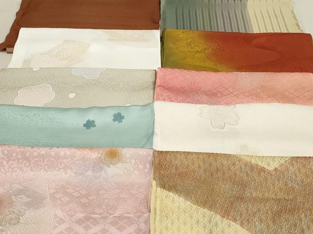 平和屋着物★和装小物　上質な帯揚げ　10枚セット　逸品　DAAP2110qa