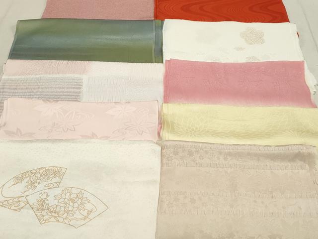 平和屋着物★和装小物　上質な帯揚げ　10枚セット　逸品　DAAP2113qa