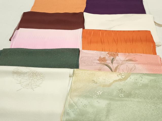 平和屋本店■和装小物　帯揚げ10枚　逸品　未使用　DZAA10512kh5