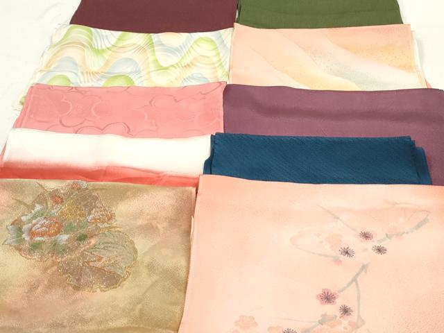 平和屋本店■和装小物　帯揚げ10枚　逸品　未使用　DZAA10515kh5