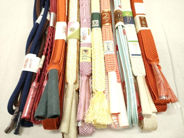 平和屋着物○和装小物 帯締め10本 笹浪組 京組紐 手ぐみ