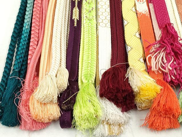 平和屋着物●和装小物　帯締め20本　高麗組　笹浪組　金銀糸　逸品　DAAP5150by 平和屋着物○和装小物 帯締め20本 高麗組 笹浪組 金銀糸