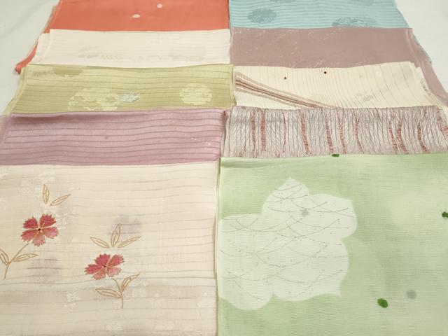 平和屋着物＊夏物　和装小物　帯揚げ10枚　全て正絹　逸品　DAAP5393by