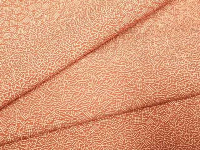 平和屋着物▽江戸小紋　単衣　寄せ小紋柄　洗える着物　DAAP7385du