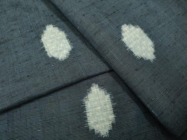 平和屋着物▽上質な紬　単衣　亀甲文　正絹　逸品　DAAP7479du