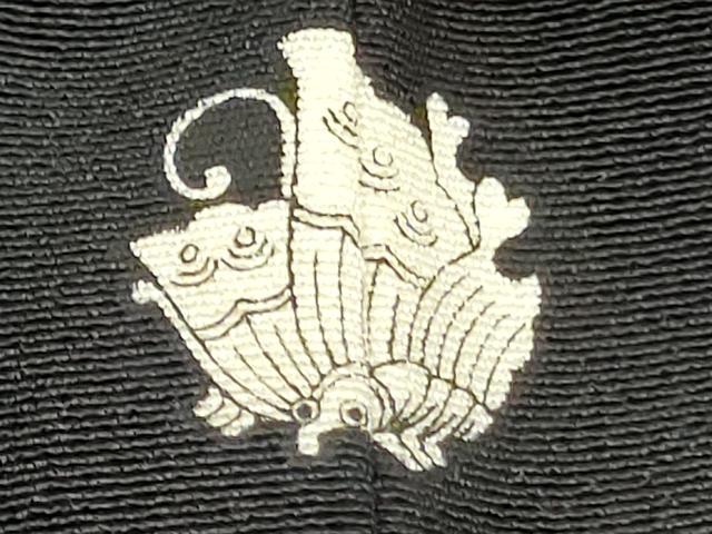 平和屋着物○本加賀友禅作家 土田外男 黒留袖 草花文 正絹