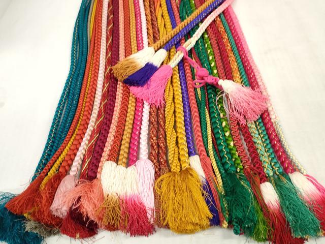 平和屋1■和装小物　上質な帯締め２０本セット　礼装用　高麗組　冠組　笹浪組　奈良組　金糸　未使用あり　逸品　CXAA0154s4 平和屋着物○和装小物 帯締め20本 高麗組 笹浪組 金銀糸