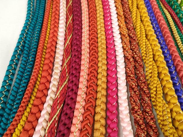 平和屋着物○和装小物 帯締め20本 振袖用 丸組 金糸 逸品 DAAQ1243zzz