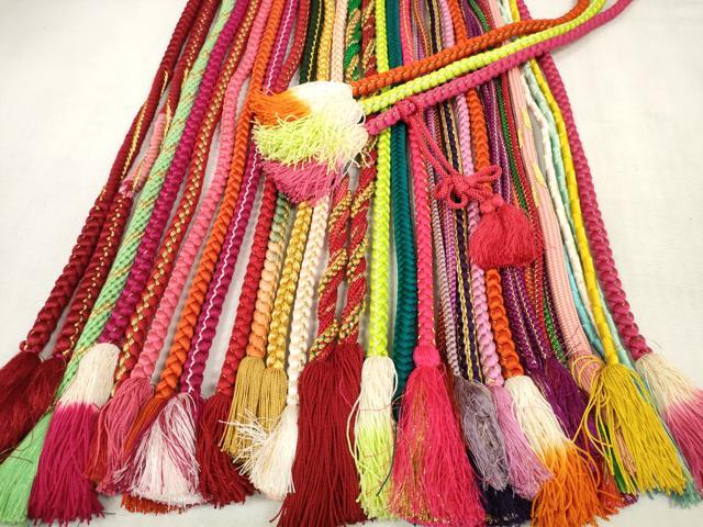 平和屋着物●和装小物　帯締め20本　振袖用　丸組　金糸　逸品　DAAQ1245zzz 平和屋着物○和装小物 帯締め20本 振袖用 丸組 金糸 逸品 DAAQ1245zzz