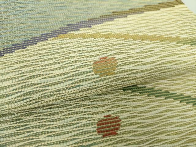 ＜りかこ様リクエスト＞逸品＊正絹 両面双図 全通柄袋帯 ハラコ風 霞間道 美品 平和屋-こころ店◎佐賀錦 六通柄袋帯 鳳凰花唐草文 金糸