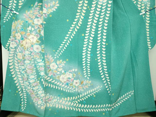 平和屋着物●豪華振袖　絞り　辻が花　暈し染め　やまと誂製　正絹　逸品　DAAQ3001ps 平和屋着物○豪華振袖 絞り 辻が花 暈し染め やまと誂製 正絹 逸品