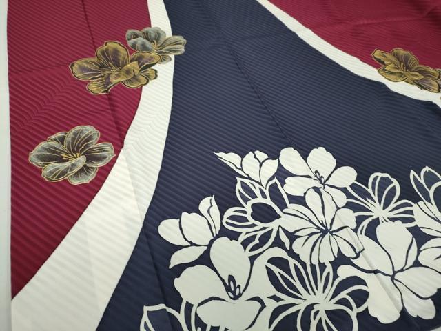 平和屋着物○豪華振袖 舞花文 金銀彩 正絹 逸品 DAAQ3076ps