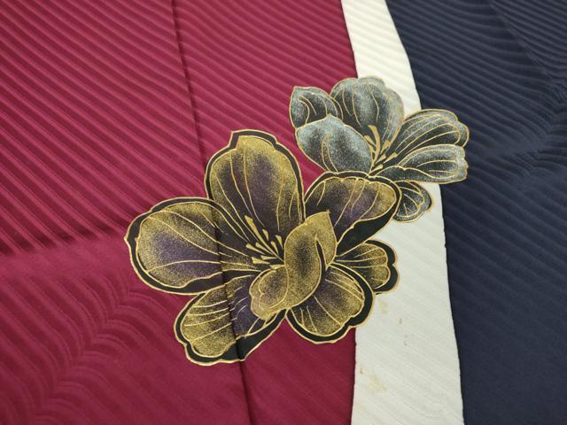 平和屋着物○豪華振袖 舞花文 金銀彩 正絹 逸品 DAAQ3076ps