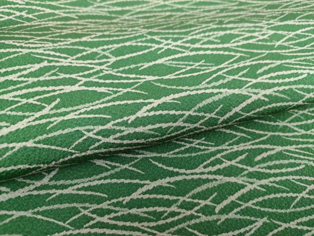 平和屋着物○ファッションデザイナー 花井幸子 小紋 芝文 正絹 逸品 未