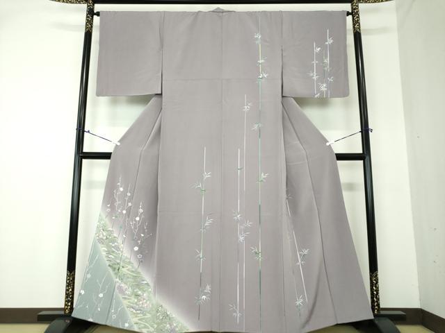 平和屋着物●訪問着　友禅　槍梅　御所解文　暈し染め　正絹　逸品　DAAQ3125ps