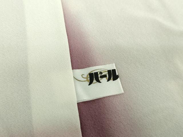 平和屋着物○上質な小紋 蔦の葉花文 鬼しぼ縮緬 正絹