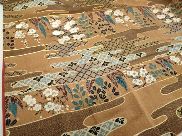 特選 豪華 螺鈿細工 訪問着 金彩 銀彩 唐花文様 正絹 楽天市場】螺鈿 着物の通販