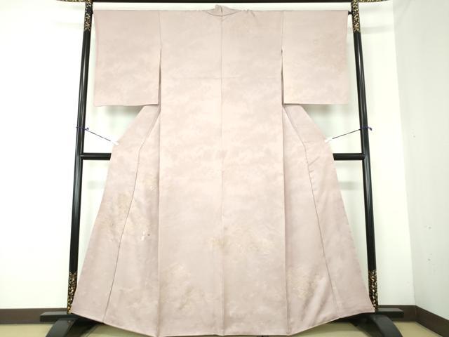 平和屋着物●訪問着　刺繍　更紗花文　金彩　正絹　逸品　DAAQ3222ps