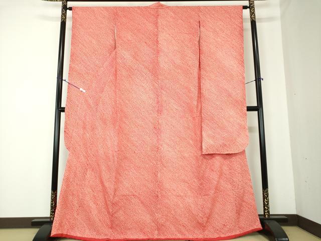 平和屋着物●大変加工の良い総絞り振袖　正絹　逸品　DAAQ3309ps