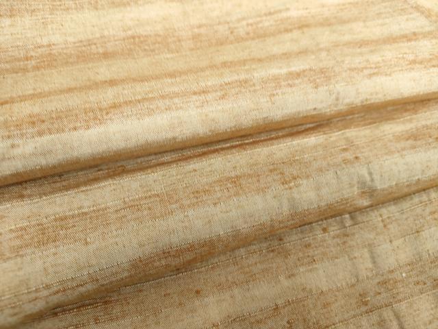 平和屋着物●上質な紬　横段文　正絹　逸品　DAAQ3349ps