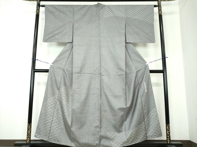 平和屋着物○二代目 川村久太郎 本場染大島紬 訪問着 型染 名物