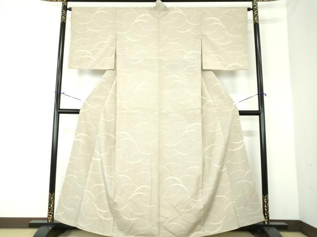 平和屋着物●本塩沢　110亀甲　雪芝文　やまと誂製　正絹　逸品　DAAQ3435ps 平和屋着物○本塩沢 110亀甲 雪芝文 やまと誂製 正絹 逸品