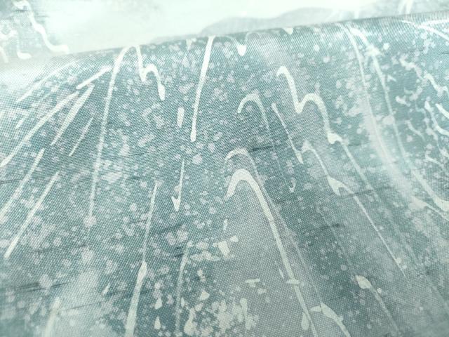 平和屋着物○石川県指定無形文化財 牛首紬 白山工房 手織り 訪問着