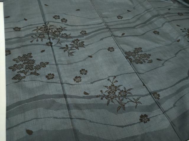 平和屋着物○本場大島紬 訪問着 9マルキ 舞桜 正絹 逸品 DAAQ3500ps 付け