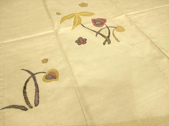 平和屋本店□極上 西陣 宮階織物 宮繍苑 里葉 訪問着