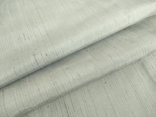 平和屋着物▽上質な紬　単衣　淡藤色　正絹　逸品　DAAQ3566az