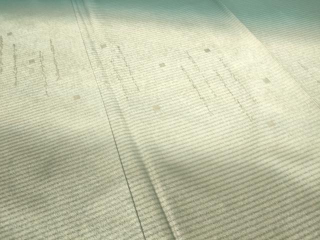 平和屋着物▽松尾光琳 訪問着 無双 絽×絽 絽袷 銀花