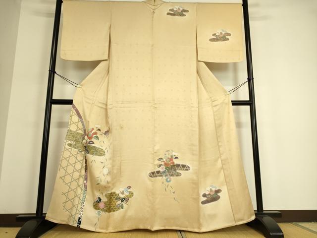 K0879 　美品 逸品 単衣 夏向き 上品 千總 正絹 絽 訪問着 K0879 美品 逸品 単衣 夏向き 上品 千總 正絹 絽 訪問着 - メルカリ