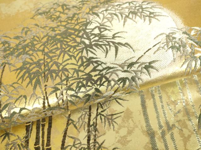 平和屋着物○美しいキモノ掲載柄 太鼓柄袋帯 作家物 竹有 上下