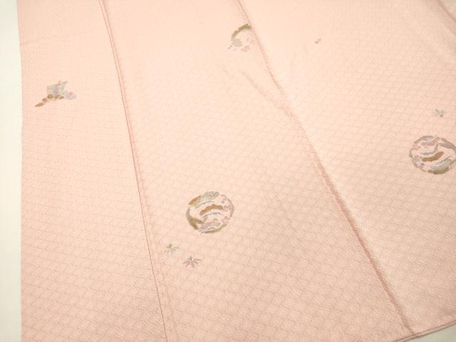 平和屋着物●上質な小紋　松竹梅　金彩　正絹　逸品　DAAQ6458tw