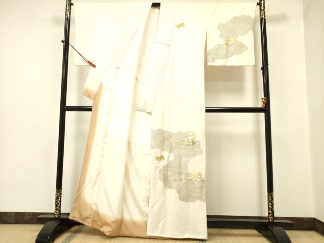 平和屋着物○訪問着 刺繍 貝桶文箱花文 金彩 正絹 逸品 DAAR0101yyy