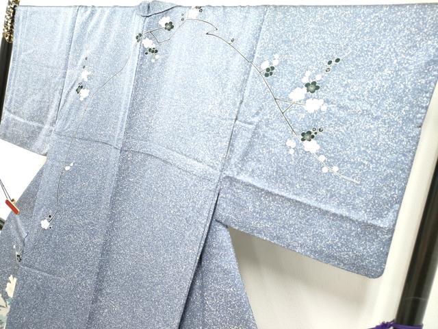 平和屋着物○日本画家 堀信 訪問着 花筏文 金彩 正絹 逸品