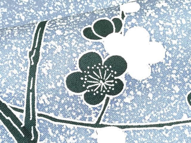 作家もの　たたき染　格子　菊花　牡丹　伝統和模様　付け下げ　着物　124a p 錦紗牡丹に菊模様着物【アンティーク】【中古】【着】【sp_off