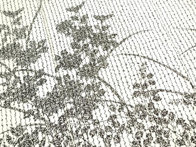 平和屋着物○山下晴三 京友禅競技大会受賞 訪問着 草花シルエット