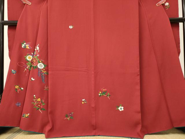 小紋　華文　銀糸　刺繍 小紋 華文 銀糸 刺繍 小紋華文銀糸刺繍