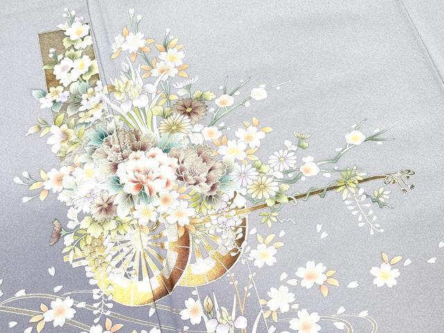 平和屋着物○金彩友禅作家 木村桂友 色留袖 花車文 暈し