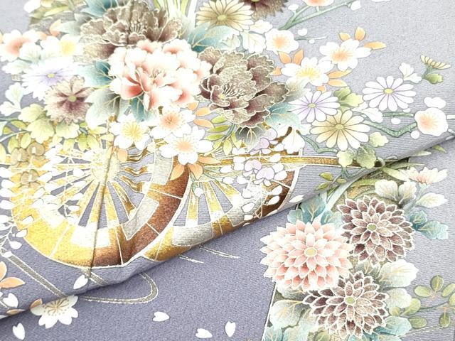 平和屋着物○金彩友禅作家 木村桂友 色留袖 花車文 暈し