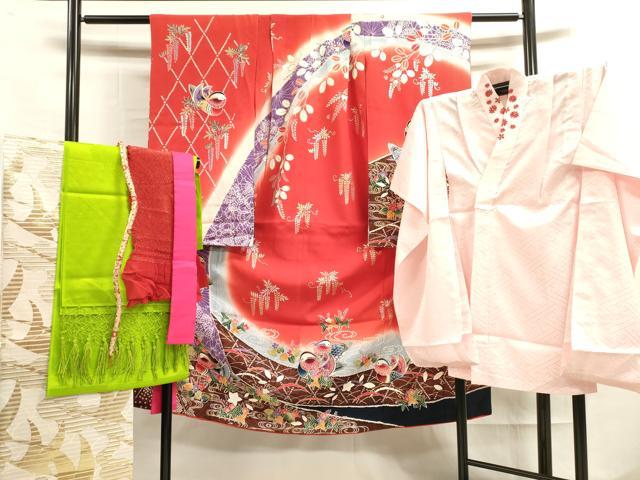 着物　七五三　長襦袢セット 平和屋着物[]七五三 女の子 7歳 祝着 四つ身 長襦袢(半衿刺繍