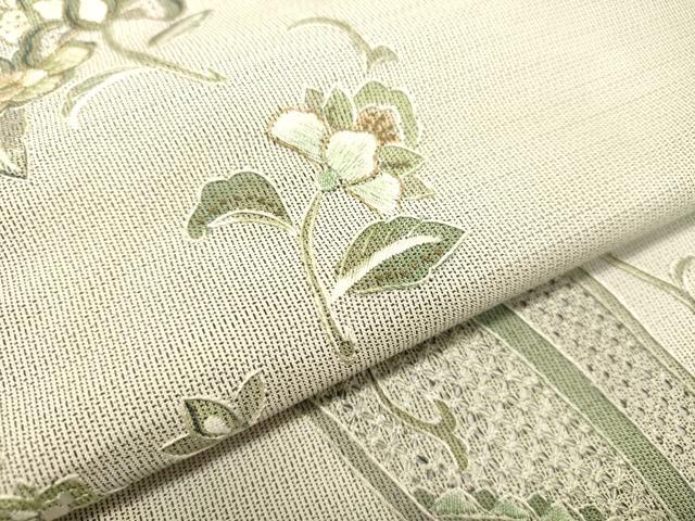 平和屋着物□訪問着 総刺繍 中国三大刺繍 汕頭刺繍 スワトウ刺繍