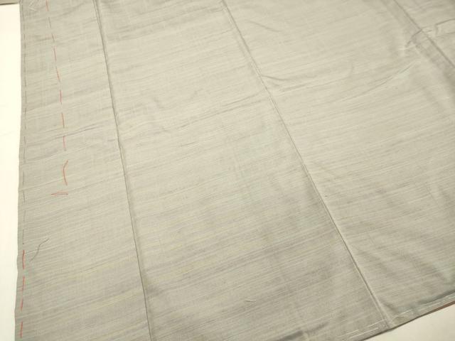 平和屋着物●紅花紬　米沢 　霞文　正絹　逸品　未使用　DAAR4482tw