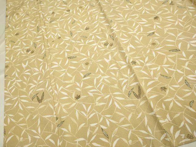 平和屋着物▽上質な小紋　単衣　草花文　さが美扱い　正絹　逸品　DAAR5503du 平和屋着物▽上質な小紋 単衣 草花文 さが美扱い 正絹 逸品 DAAR5503du