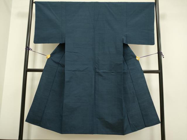 平和屋着物▽男性 色無地 単衣 若緑色 洗える着物 AABD9417jh 単衣