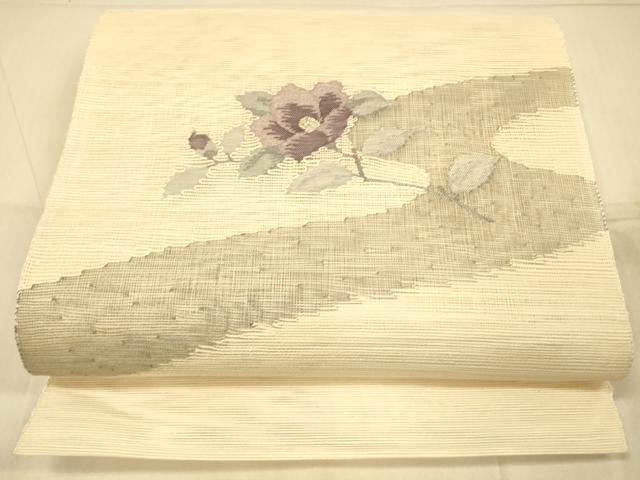 平和屋着物●九寸名古屋帯　抽象文様　金糸　正絹　逸品　DAAX0082cm 平和屋着物○九寸名古屋帯 抽象文様 金糸 正絹 逸品 DAAX0082cm 平和屋