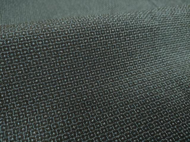 平和屋着物▽本塩沢 単衣 110亀甲 総詰め 正絹 逸品 DAAS0067az