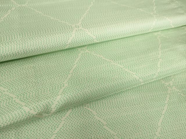 平和屋着物▽本場大島紬　白大島　単衣　菱繋ぎ　正絹　逸品　DAAS0073az